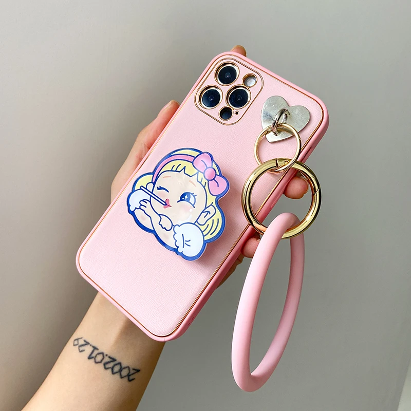 

Чехлы для Iphone 11 Pro Max с подставкой и большим браслетом, чехол для телефона для Iphone12 11 Pro, чехол для lg, чехол для i12