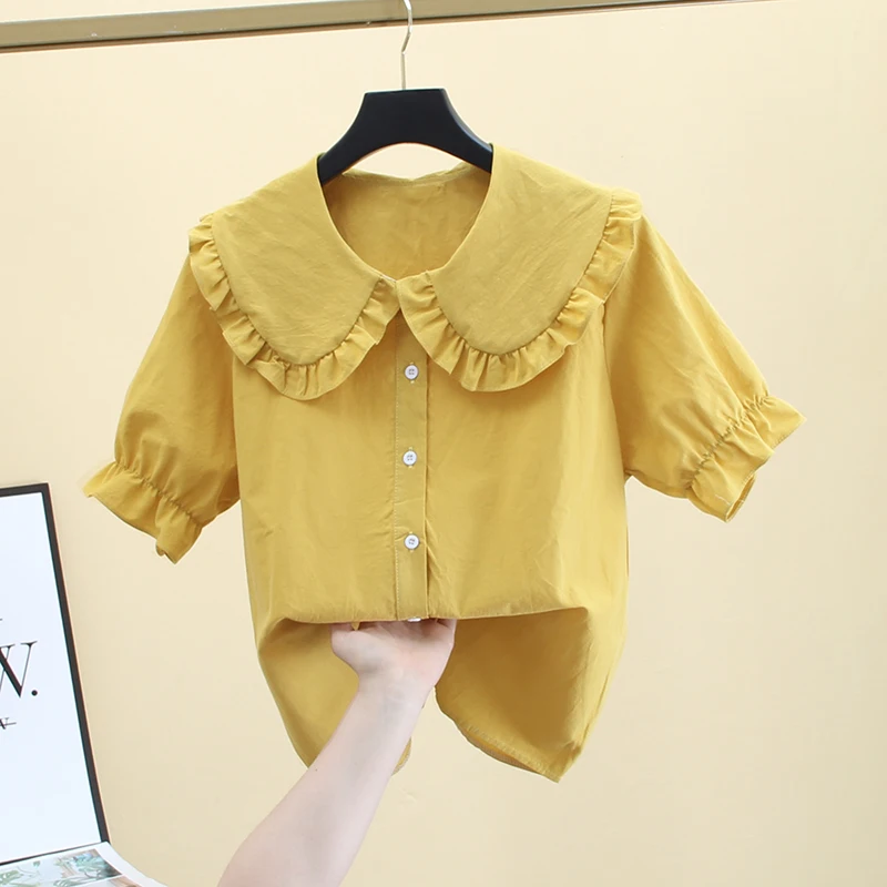 Элегантная блузка в стиле &quotЛолита&quot женская уличная рубашка карамельных