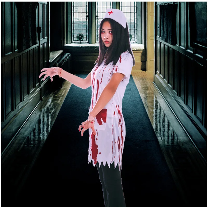 Костюм Медсестры тихий Хилл для косплея Хэллоуина костюм из биохимического