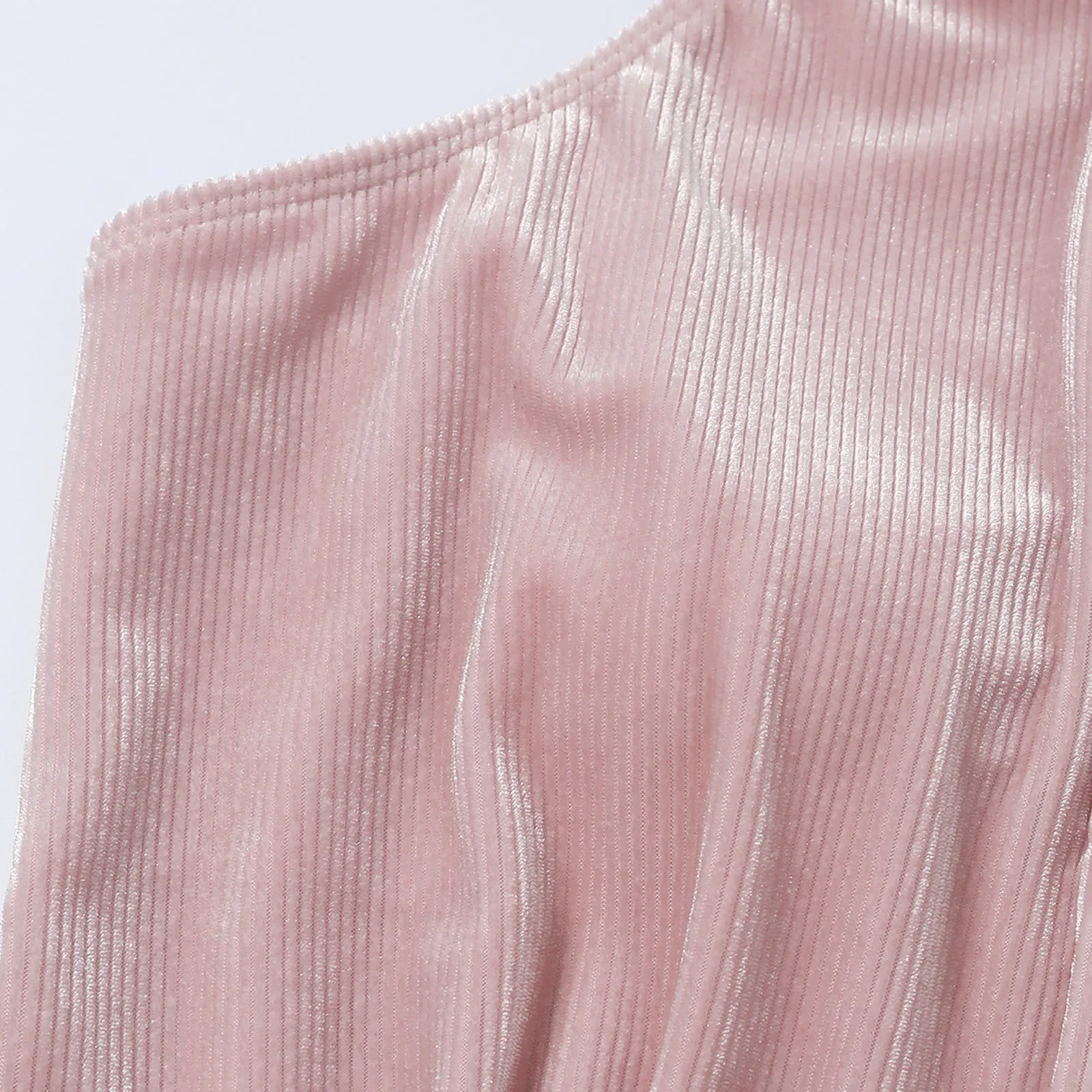 Розовый бархатный Цельный купальник женский сексуальный Монокини с вырезами и