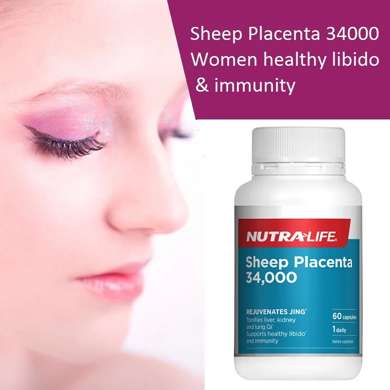 34000 мг Новой Зеландии капсулы &quotОвечья плацента&quot Витамин D3 минеральной Для