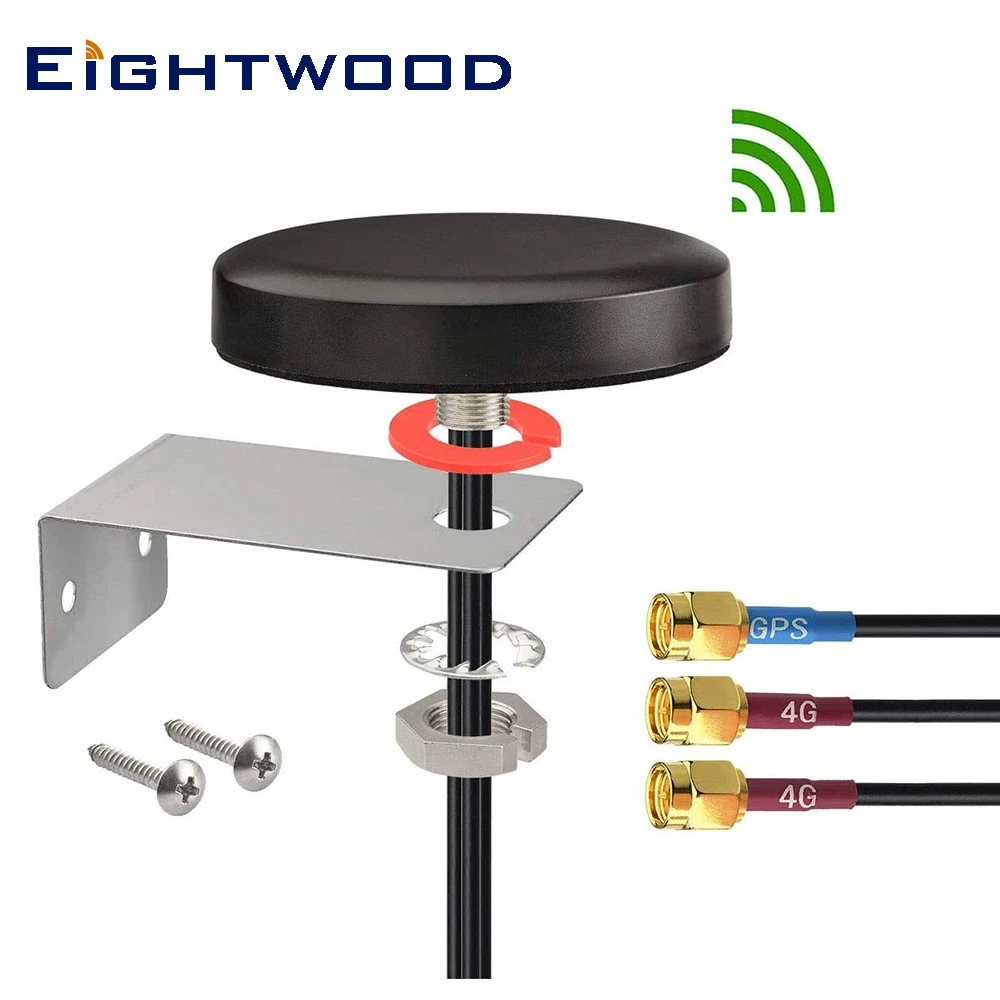 Eightwood 4G LTE MIMO Cellular GPS настенное крепление для антенны MG90 MP70 GX450 RV50 RV50X промышленный
