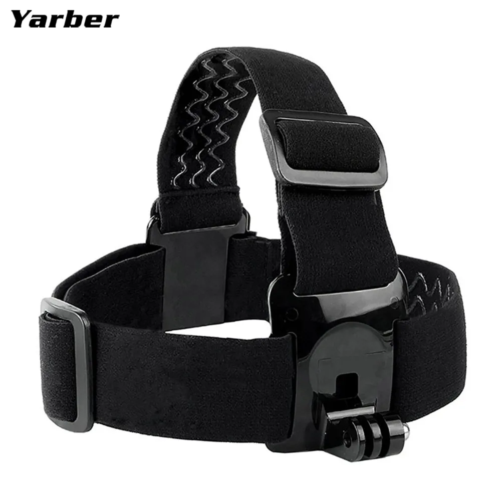 Эластичный регулируемый ремень для крепления на голову Gopro Hero 8 7 6 5 Black Xiaomi Yi 4K экшн