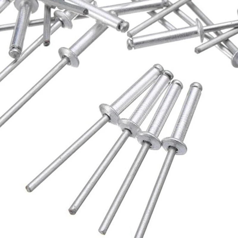 180Pcs/Set M3 Stainless Steel Aluminium Blind Rivets Nail Decoration For Furniture Assortment Kit | Обустройство дома