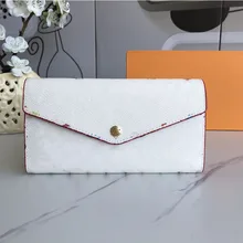 2021 Hot Sale Brand Designer Womens Wallets, First Layer Cowhide Printed Long Wallets, Luxury Brand Womens Wallets Bag