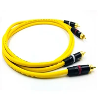 hifi stereo pair rca cable high performance premium hi fi audio 2rca to 2rca interconnect cable