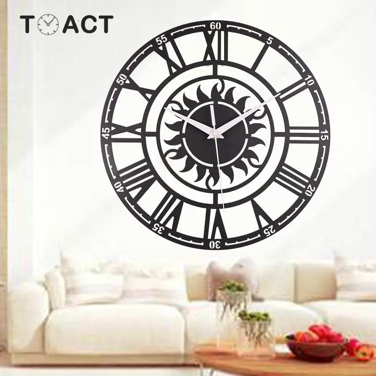 

Roman Digital Acrylic Wall Clock For Living Room Bedroom Decor Retro Wall Clocks Fashion Creative Silent Quartz Hanging Watch