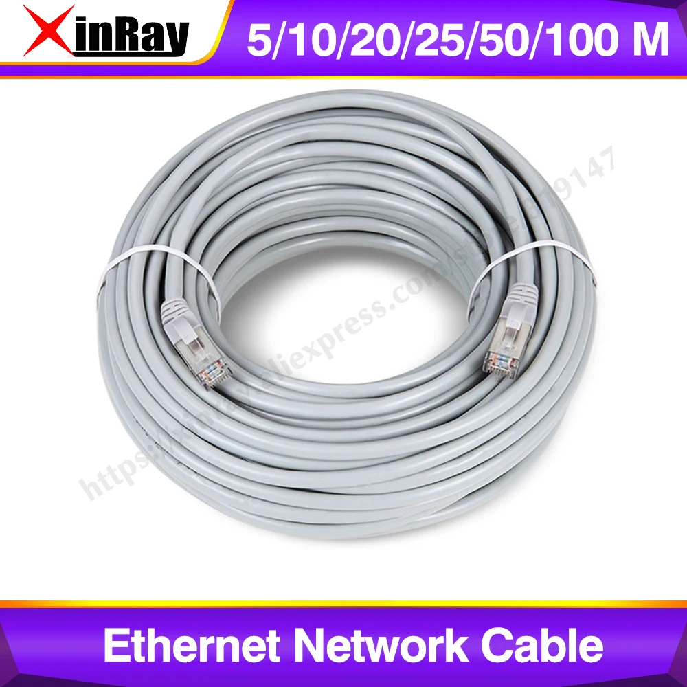 Xinnray Ethernet Network Cable RJ45 Lan Cable 5M-400M UTP Patch Lan CAT5 Cable for IP Camera NVR PC Router Laptop