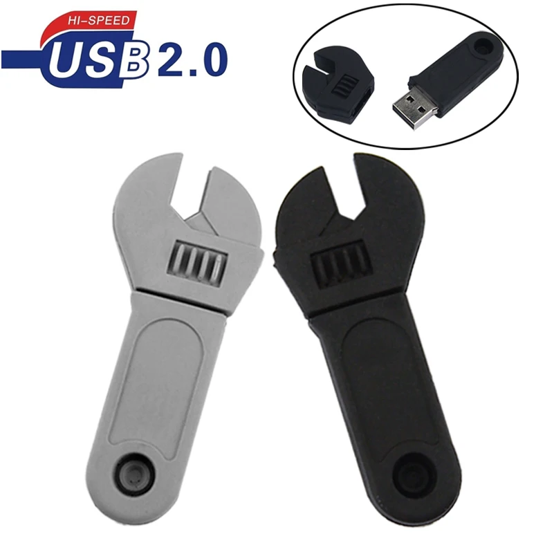 Usb флешка с реальной емкостью в форме гаечного ключа USB2.0 флеш-накопитель 32 Гб