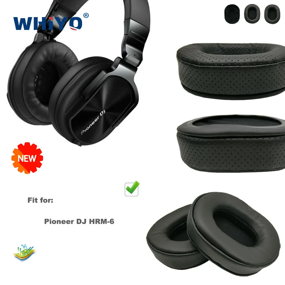 

New Upgrade Replacement Ear Pads for Pioneer DJ HRM-6 Headset Parts Leather Cushion Velvet Earmuff Earphone Sleeve Cover