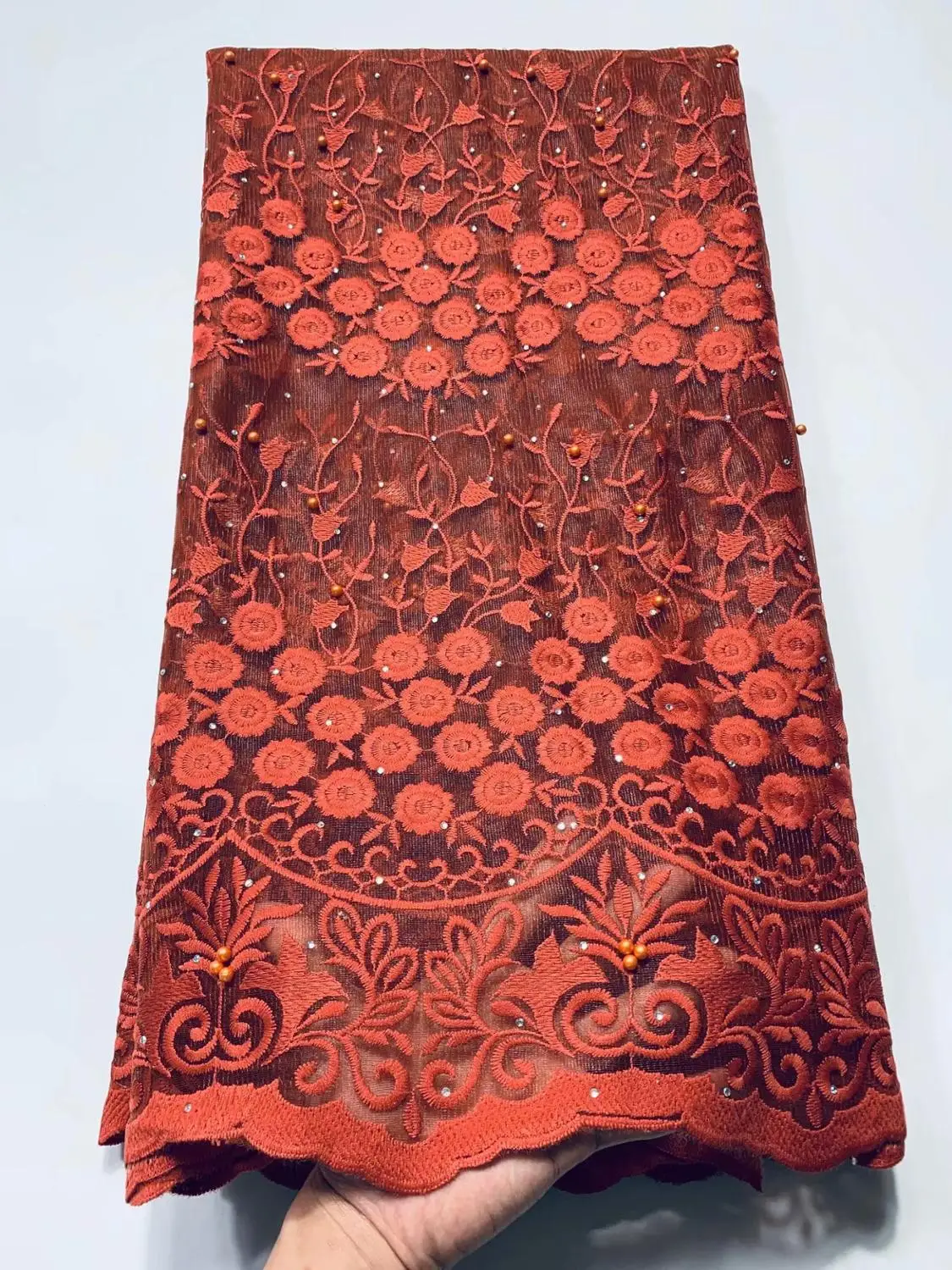 Африканская Высококачественная французская Тюлевая сетчатая кружевная ткань