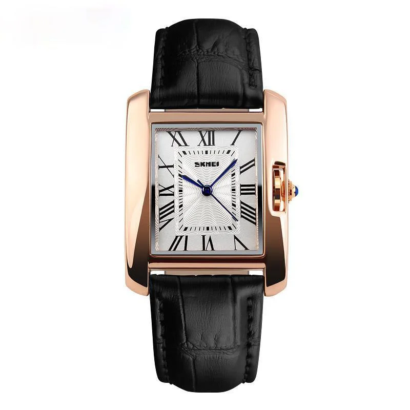 

Fashion Women Watches Casual Quartz Watch Waterproof Leather Ladies Wrist Watches Clock Women Relogio Feminino Red Leather watch