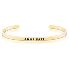 Браслет с вдохновляющим покрытием для подростков, девушек, женщин, мужчин, 4 мм