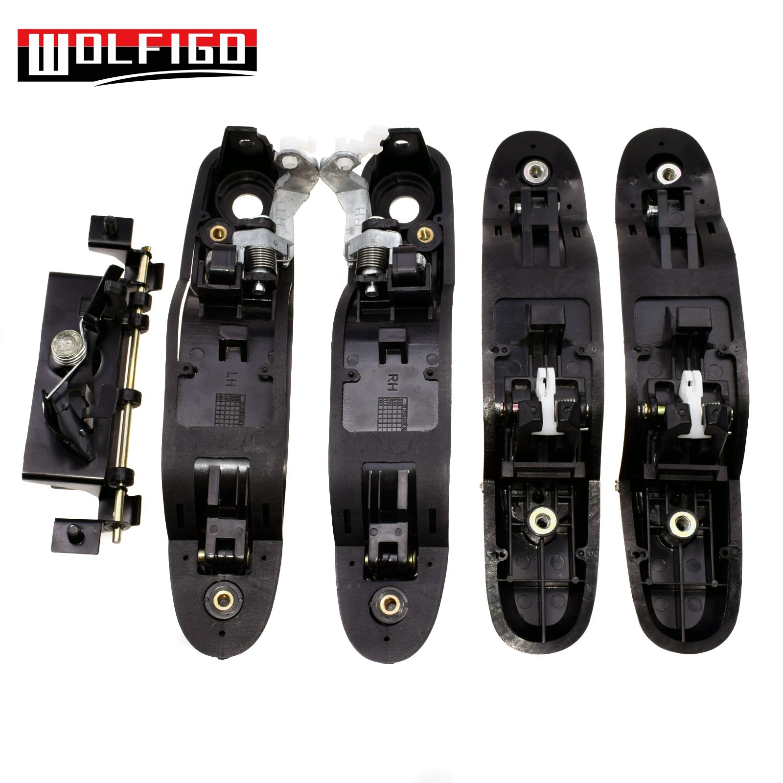 WOLFIGO новые черные наружные дверные ручки передние и задние подъемные ворота