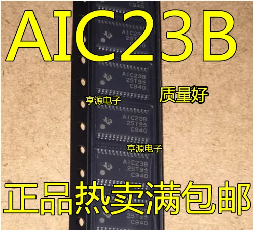 100% новый и оригинальный TLV320AIC23BPWR TLV320AIC23 маркировка: AIC23B TSSOP-28