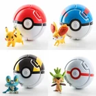 Лучшие продажи 4 шт.лот Pokeball Go игрушки Карманный Монстр взрыв Pokeball супер мастер Модель Фигурки игрушки Обучающие игрушки для детей