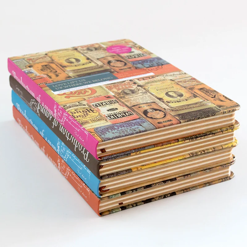 Креативный ретро-блокнот из крафт-бумаги A5 цветная страничка в европейском стиле