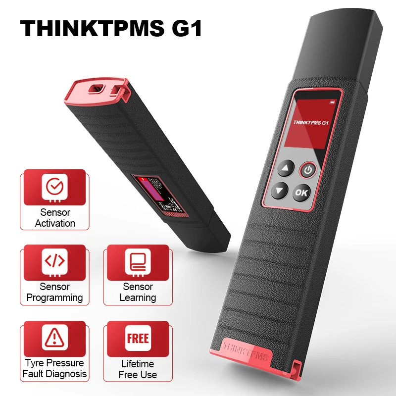 

Детектор давления в шинах THINKTPMS G1, функциональный модульный Тестер давления в шинах с приложением