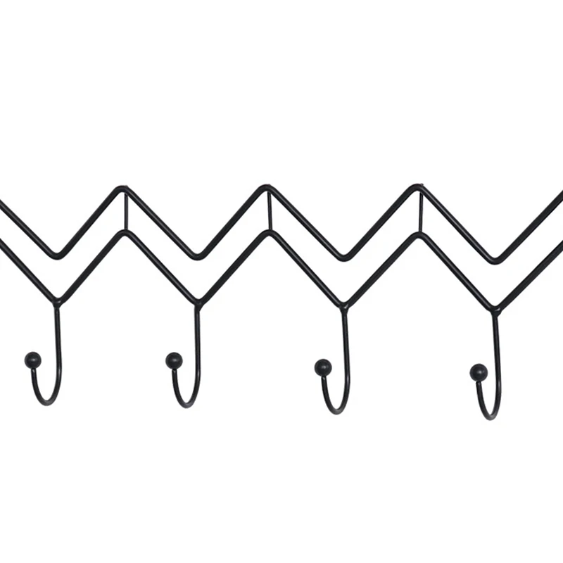 

Железный настенный крючок, настенный держатель для ключей с 5 крючками, вешалка для ключей и сумок для пальто, настенное украшение для дома