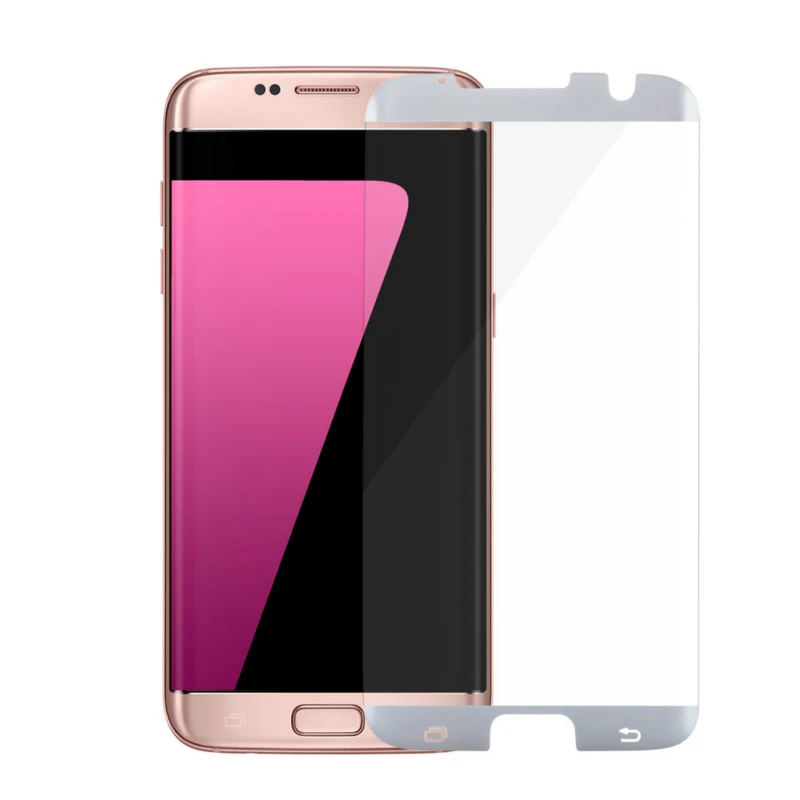 JGKK 3D Защитная пленка для экрана для samsung Galaxy S7 Edge чехол из закаленного стекла для samsung S7 Edge Galaxy S7 чехол из стекла - Цвет: White