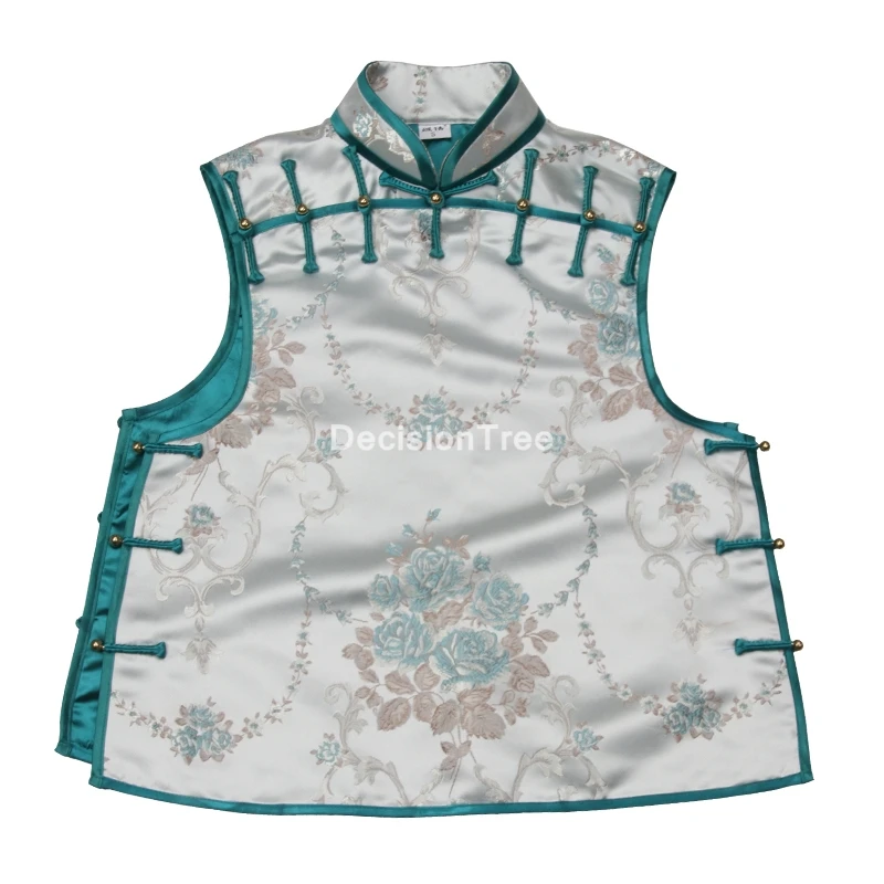 2021 вышивка qipao Традиционный китайский жилет для женщин Восточный ханьфу женский