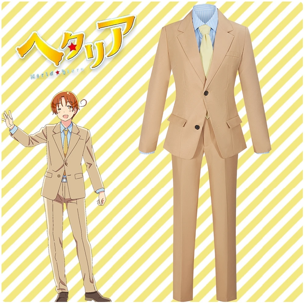 Костюм Hetalia World Stars для мужчин и женщин официальный Повседневный приталенный