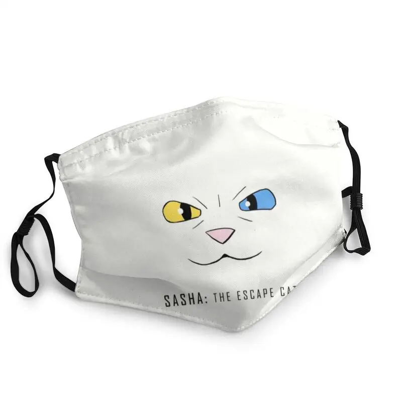 

Маска Sasha The Escape Cat от пыли, дышащая маска для лица турецкого фургона, защитный чехол, мужской респиратор, маска для рта
