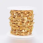 10 мрулон, ручная работа, 304, нержавеющая сталь, звенья, цепи с катушкой для DIY, ювелирные аксессуары, в поисках, ожерелья, браслеты