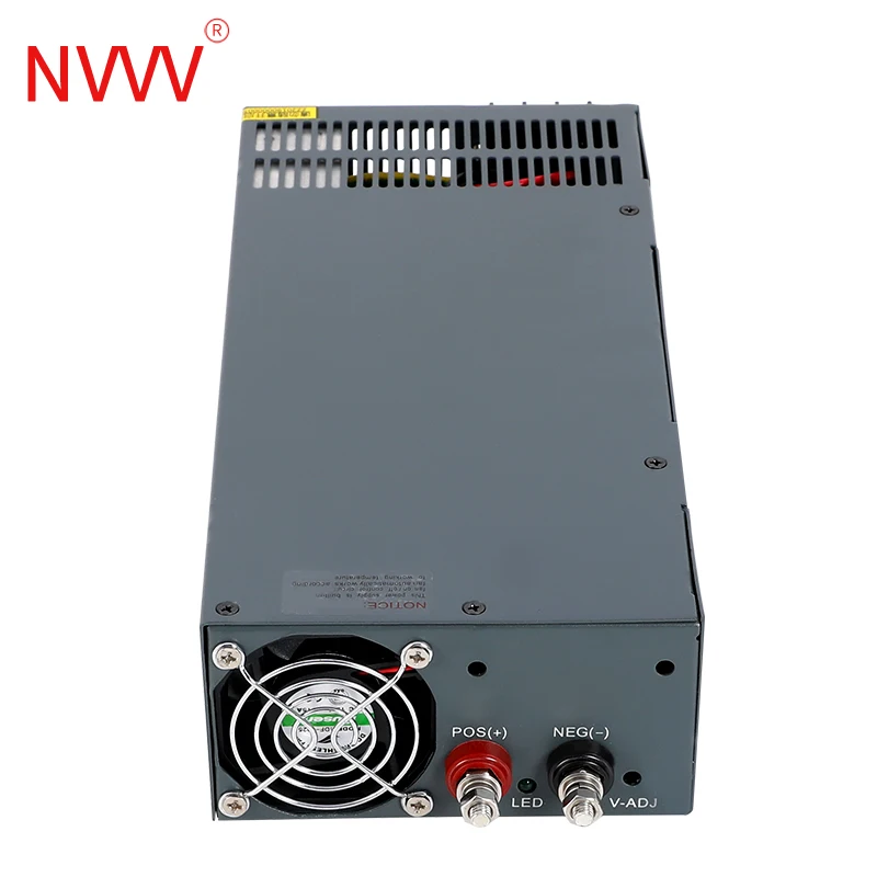 NVVV S-1200w-60v 20A تحويل امدادات الطاقة محول AC إلى DC محول مناسبة ل Cnc Cctv Led ضوء ما يكفي من القوة
