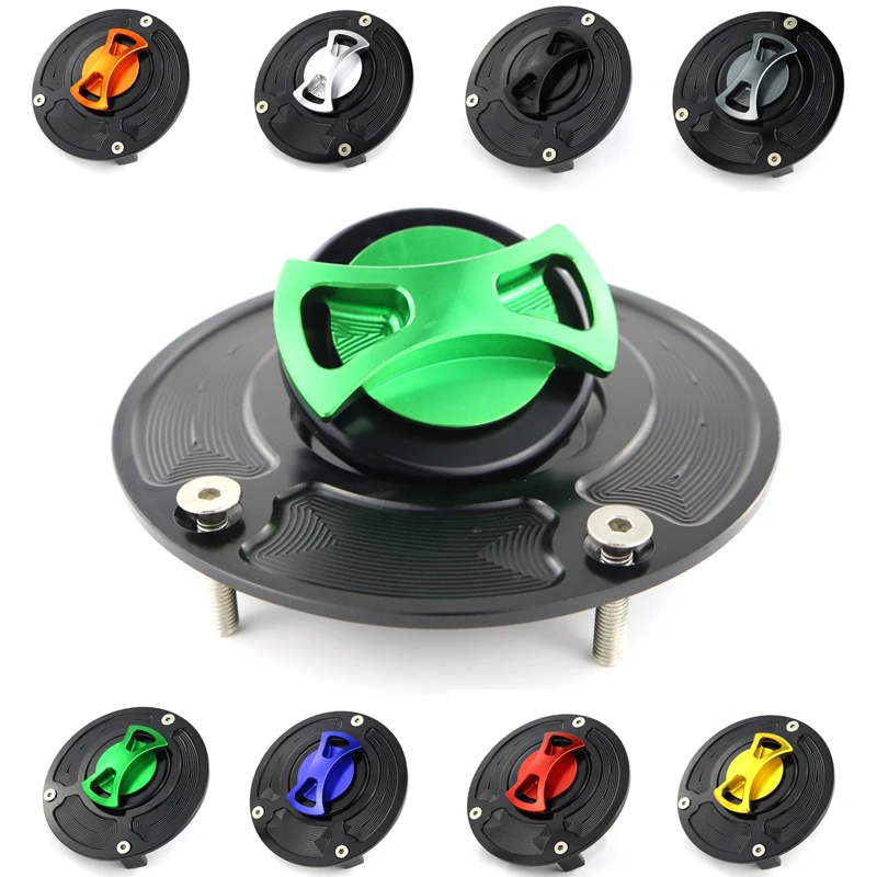 For Kawasaki Z1000 Z900 Z800 Z750 Ninja ZX6R 636 ER-6N ZX10R ZX1400 650R ZX14 ZX14R VERSYS 1000 CNC Fuel Gas Tank Cap Covers | Автомобили