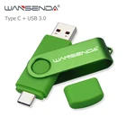 Флеш-накопитель WANSENDA OTG USB 512 ГБ, флешка 256 ГБ, USB флешка для ПК Type CPC, флеш-накопитель 128 Гб 64 ГБ 32 ГБ 16 ГБ, флеш-карта USB