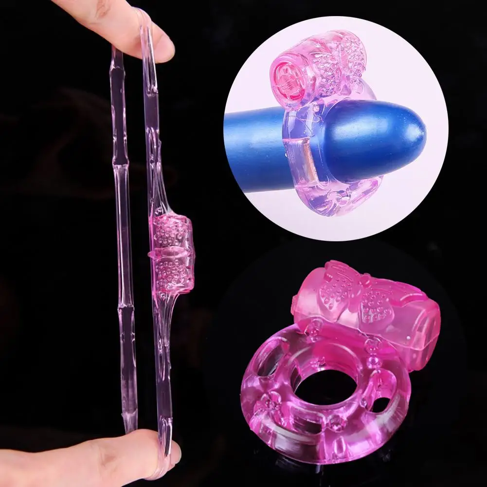 Вибратор OLO гибкие силиконовые Вибрирующие Кольца для пениса мужские Задержка