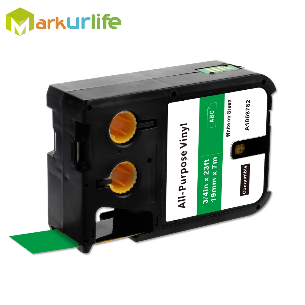 Markurlife 1868767 универсальные виниловые этикетки совместимые с DYMO XTL Label Makers 19 мм x 7 м 3/4