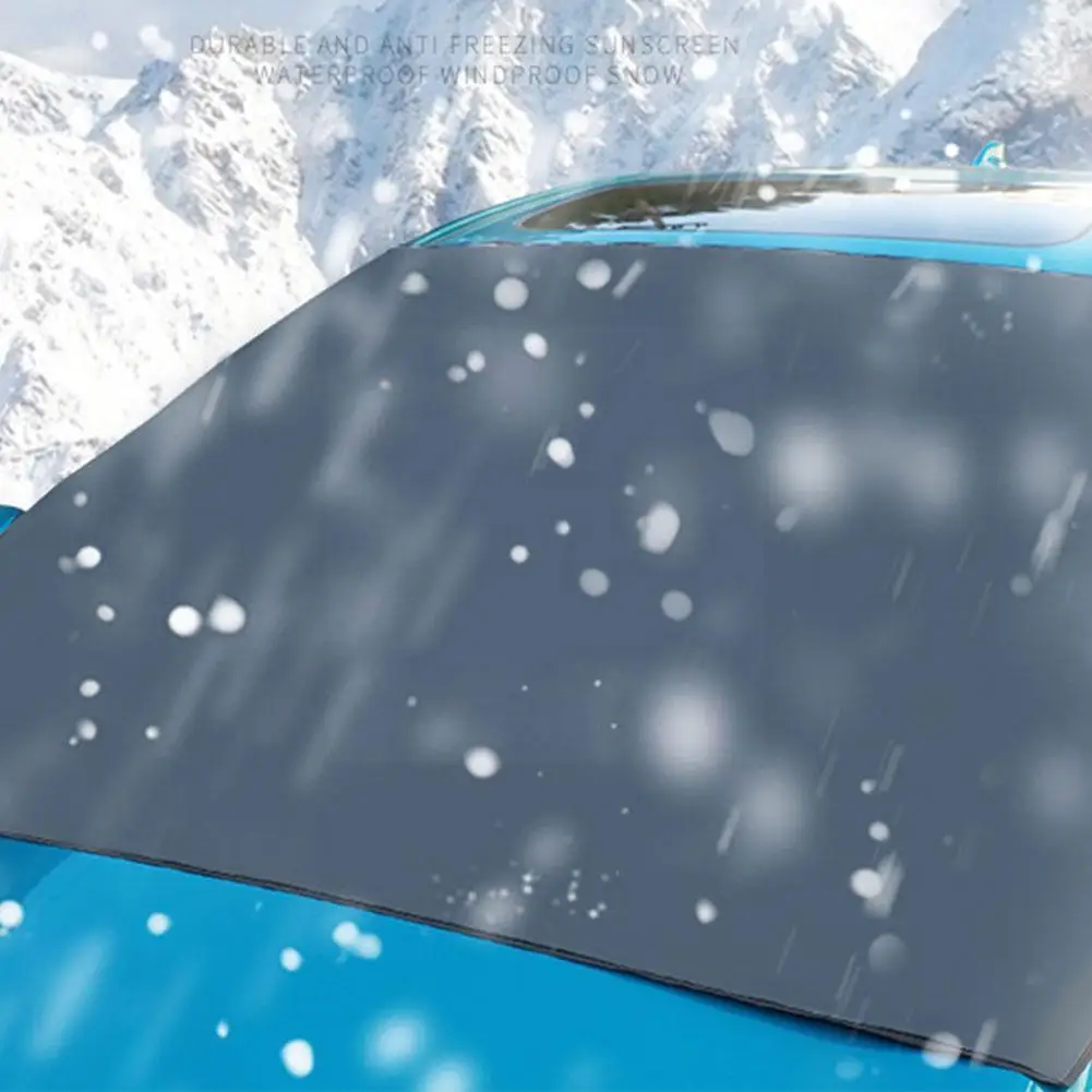 

Креативный Магнитный чехол для автомобильного блока, серебряная ткань, магнитный лед для лобового стекла, зимний чехол для переднего стекл...