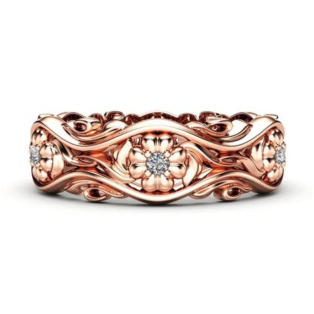 Кольца из титановой стали для мужчин и женщин ажурные украшения пальцев 3