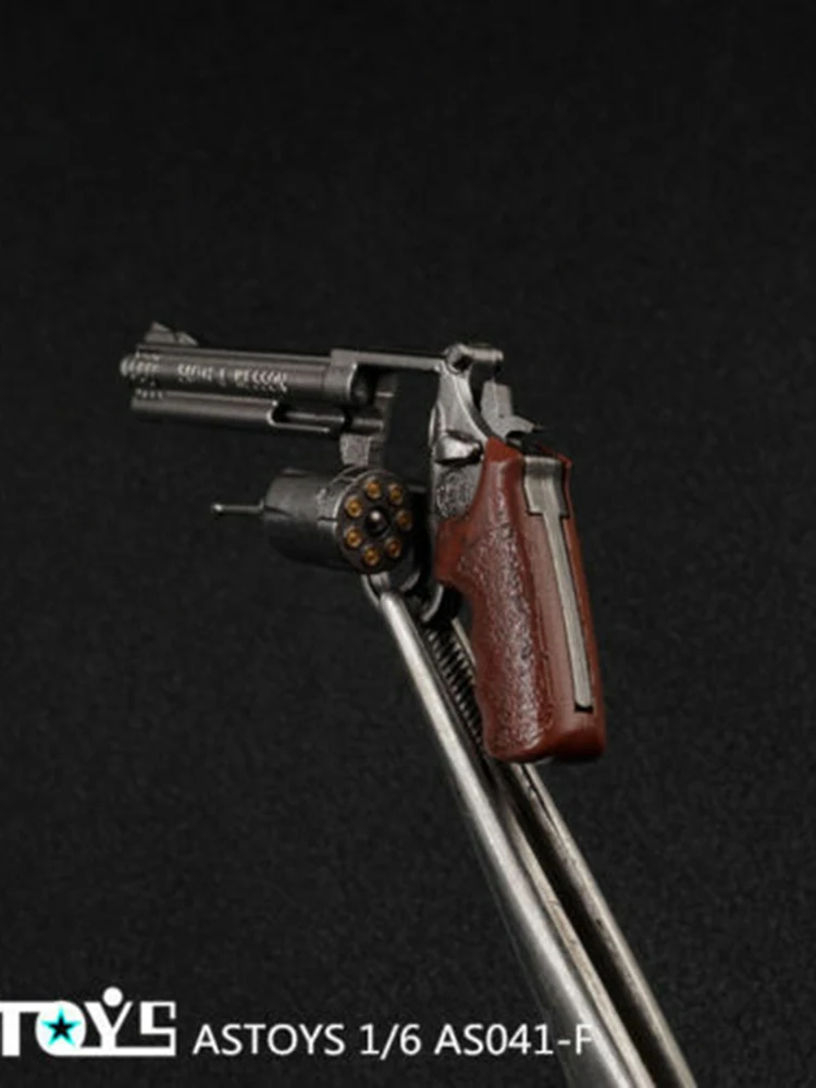 

ASTOYS 1/6 Scale Agent Revolver Weapon AS041F Model Pistol Gun Model Toy Fit 12'' Action Figure Body