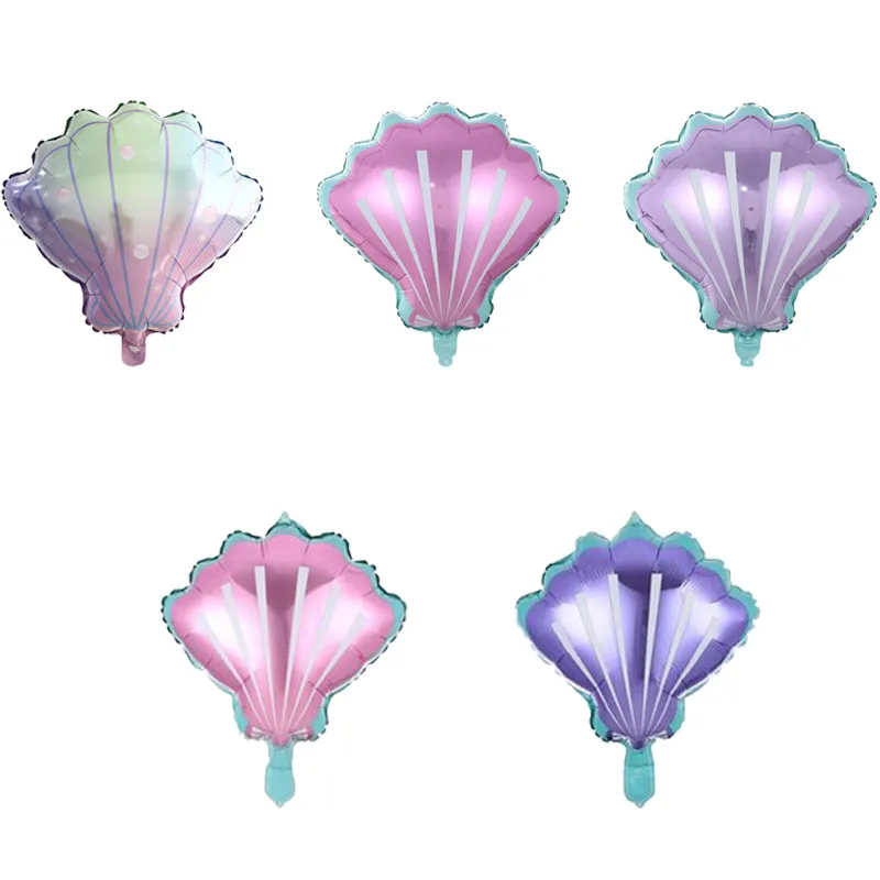 5 шт. воздушные шары с морскими ракушками
