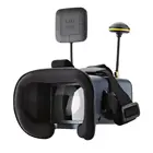 008D PRO FPV Goggle с 5,8 ГГц 40ch приемником 3,7 В2000 мАч аккумулятор 4,3 дюйма HD ЖК-16:9 для гоночного дрона микро-дрона