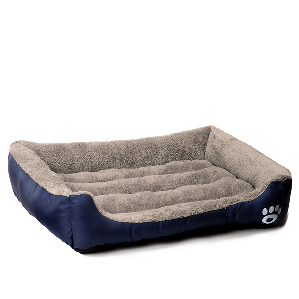 Hot Sale Dog Bed Waterproof For Dogs Washable S-3XL Pet Cozy House Soft Suede Fleece Nest Baskets Puppy Kennel | Дом и сад