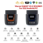 Диагностический сканер Viecar ELM327 V2.2 VP003 VP004 PIC18F25K80 OBD2, прибор для диагностики автомобиля, Bluetooth 4,0, Wi-Fi, для AndroidiOS