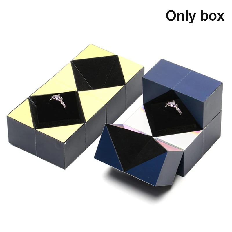 Puzzle Jewelry Box Magical Ring for Valentine's Day Proposal Engagement Wedding |