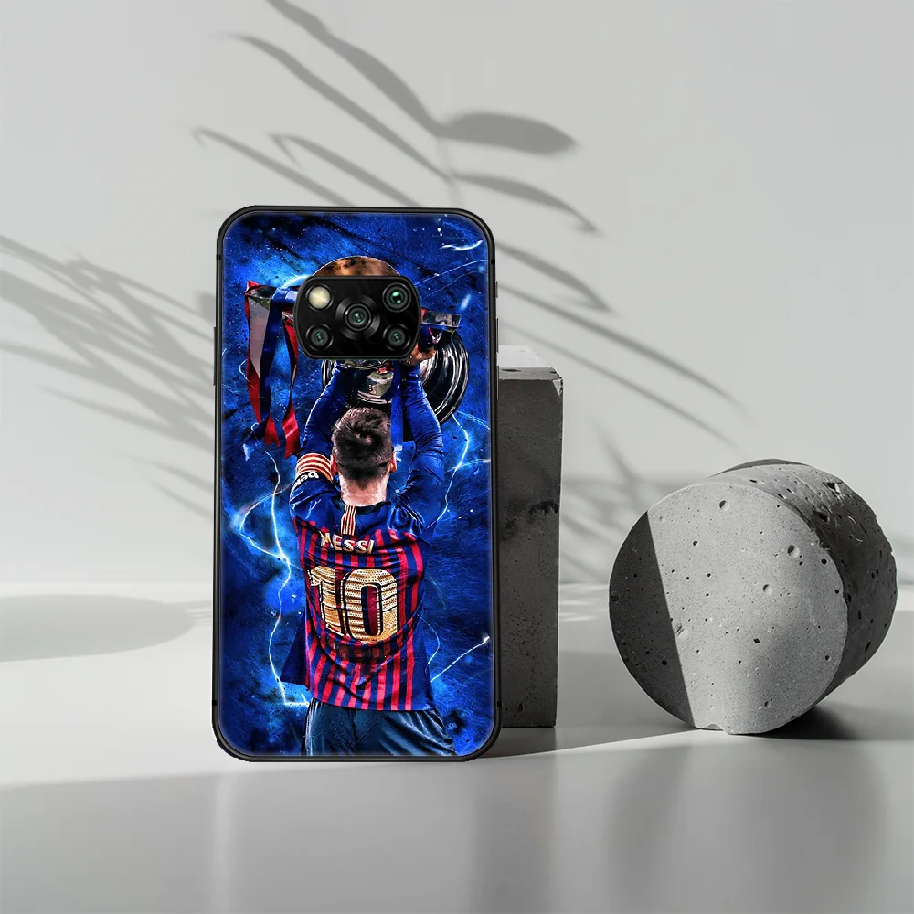 

Football superstar messi Phone case Cover Hull For Xiaomi Mi A2 A3 8 9 9T Note 10 Se Lite Pro black Hoesjes Pretty Back Tpu