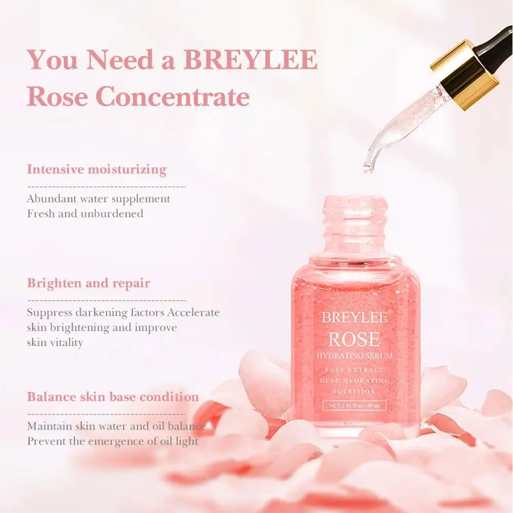 

Rose Hydrating Serum Natural Rose Essence Face Moisturizing Rose Essence Rose Stock Solution Whitening Anti Essence