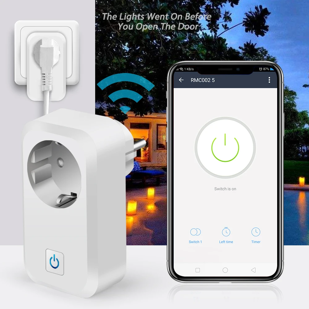 Умная розетка с Wi Fi 16 А монитором питания|Умные розетки| |
