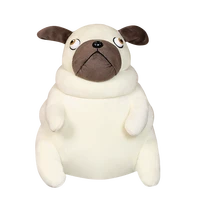 1pc 1530cm lovely fat pug plush toys kawaii sitting pug dogs toy stuffed dolls pillow for kids children birthday gift dolls