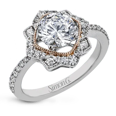 Новые Большие циркониевые кольца ZHIXUN для женщин серебряного цвета с цветком