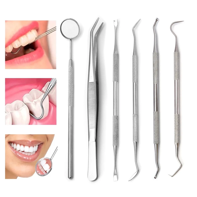 1 шт., стоматологические инструменты из нержавеющей стали для чистки зубов