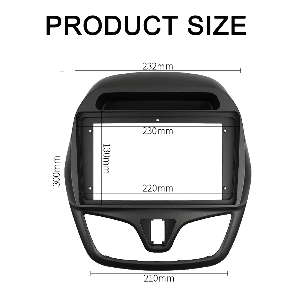Автомобильный радиоприемник Fascia Для Daewoo Matiz Chevrolet Spark Beat 2015 9 дюймов рамка GPS DVD