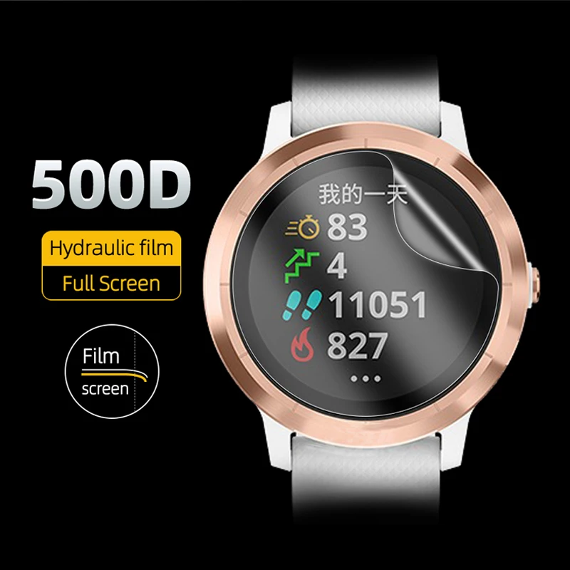 Полный охват Экран протектор для смарт часов Garmin vivoactive 3 музыка traine 4 4S мягкий