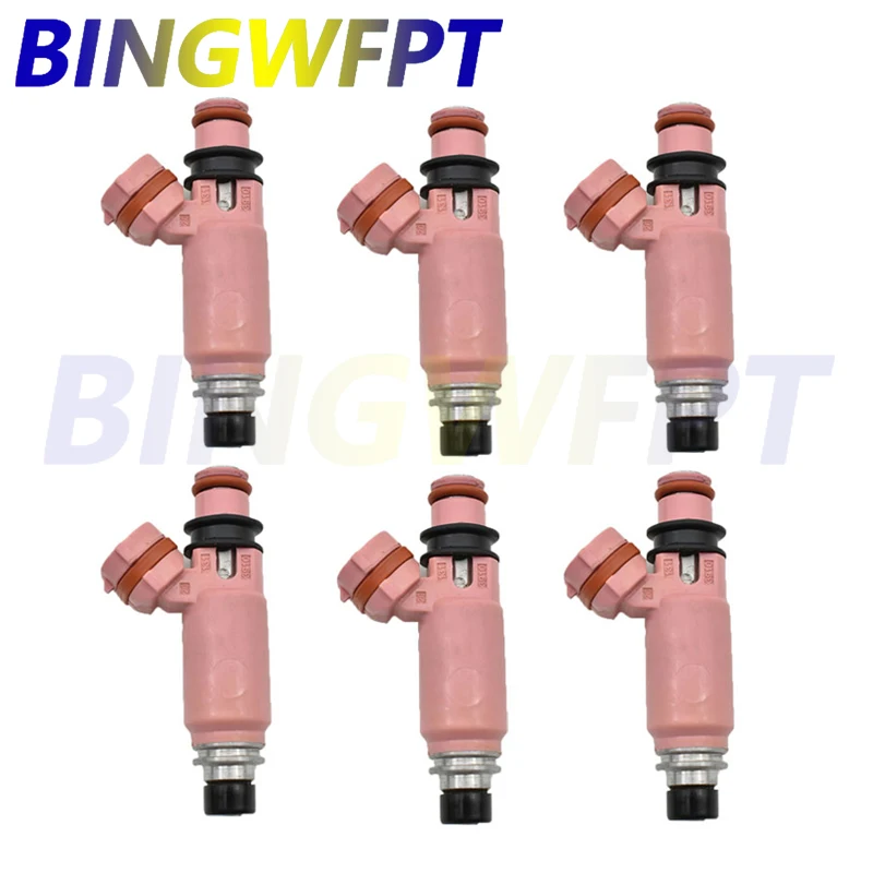 

6PCS/LOT 1955003910 New Pink 565cc Fuel Injectors For Subaru STI WRX Forester 16611-AA370 195500-3910 16611AA370 Car Parts